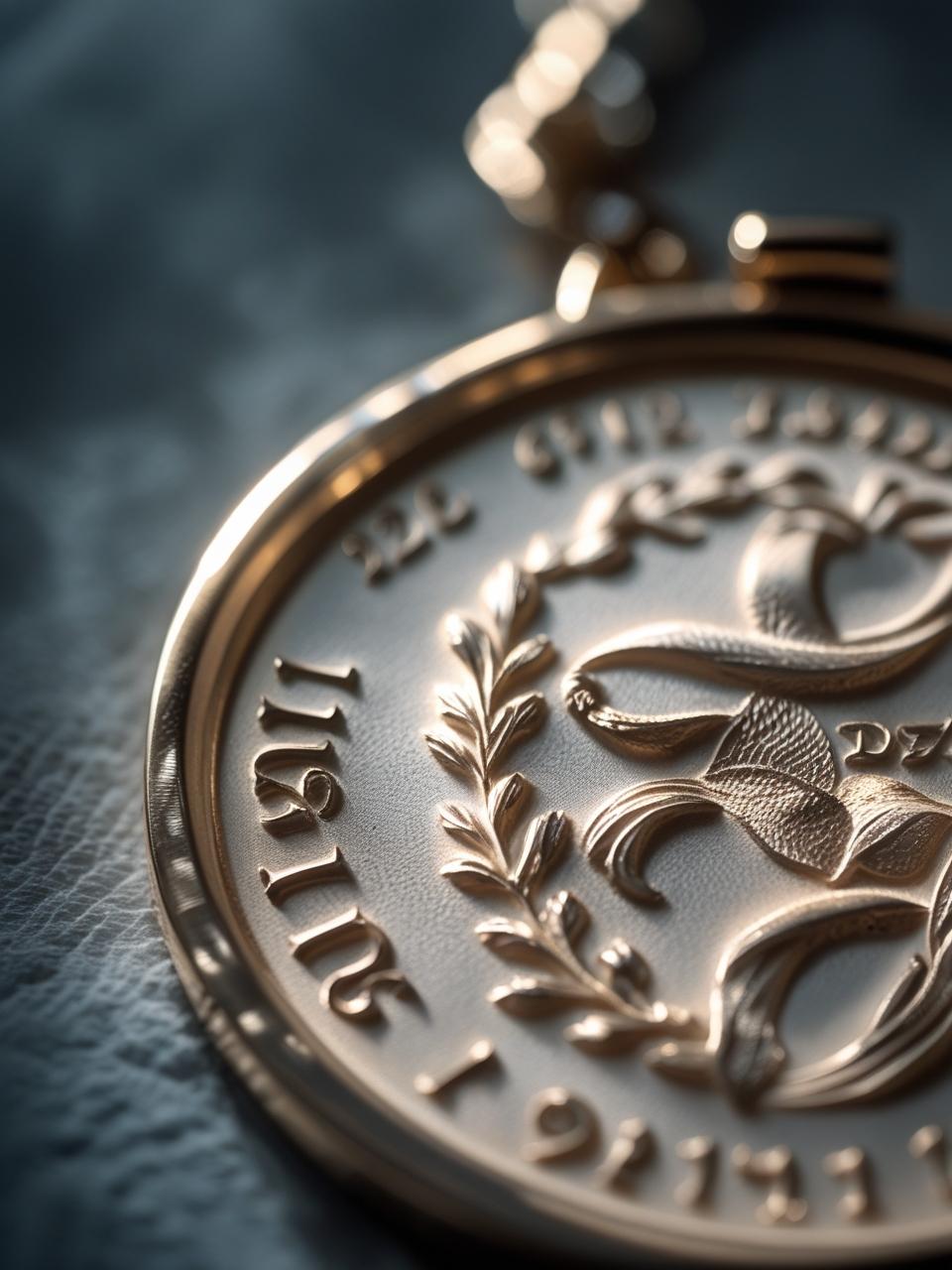 Gravure bijou au laser sur pendentif en or blanc, réalisée dans notre atelier de joaillerie Gravure bijou au laser sur pendentif en or blanc, réalisée dans notre atelier de joaillerie
